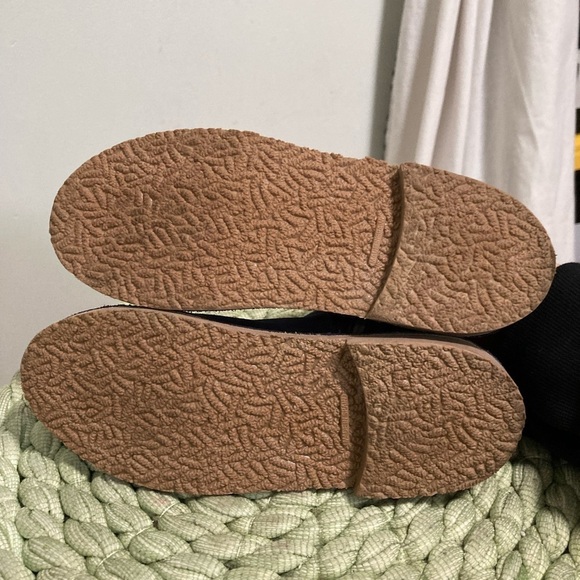 Cienta Blue/Tan Navy Blue Suede Zipper Chelsea Boots - Picture 6 of 8